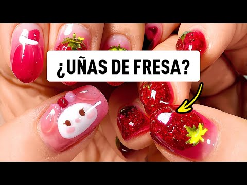 🌞 Diseños de uñas fáciles que se están volviendo virales este verano #uñas