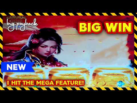 TRIPLE MEGA FEATURE! Samurai 888 Rise Slots - FINALLY!