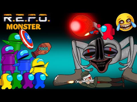 어몽어스 Among Us VS R.E.P.O Monster | ANIMATION