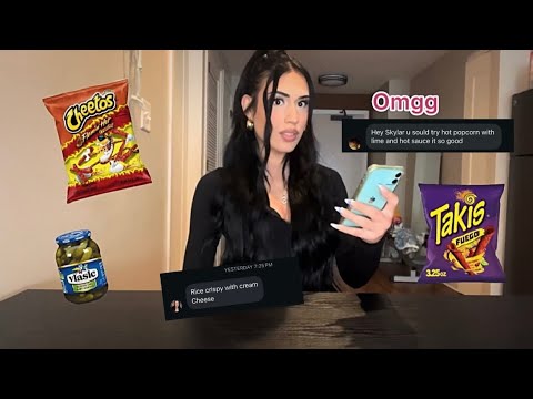 Trying my followers crazy snack combos