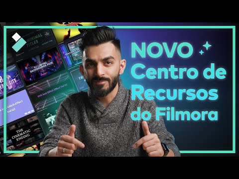 NOVO: Centro de Recursos do Filmora 14.5 – O Hub TUDO EM UM da Edição de Vídeo!