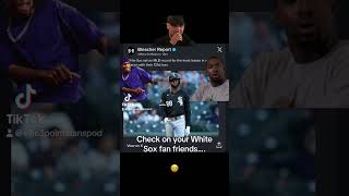 Check in on your White Sox fan friends….😏#MLB #WHITESOX #SOUTHSIDERS #SUX #HISTORY #SPORTS #CHICAGO