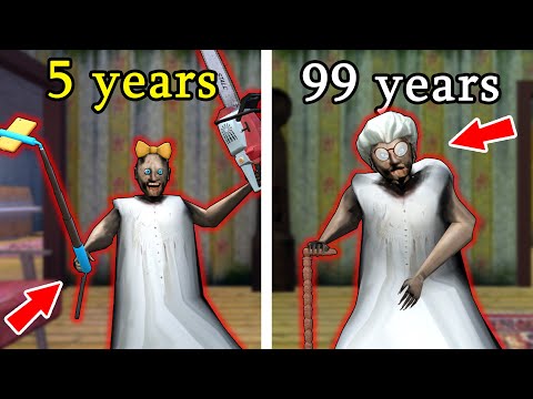 Old Granny vs Young Granny - funny horror animation parody (p.371)