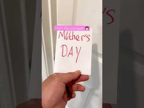 Happy mother’s day! #homemade #middlechild #mothersday #love #shorts #priceless #mom #siblings