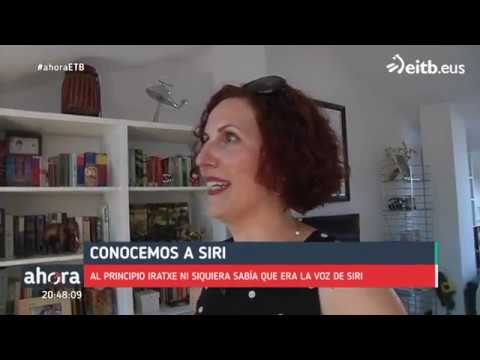 Siri, la inimitable voz del Iphone, es vasca y se llama Iratxe