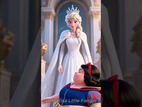 Elsa vs Snow White in the Ultimate Princess Competition! ๐โ๏ธ Who Will Win? | #Shorts