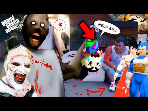 Franklin & Shinchan Attacked by Granny and Serbian Dancing Lady in GTA 5 || Episode # 02 ||