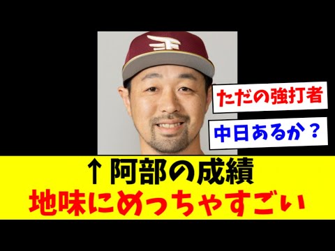 【朗報】楽天阿部、地味にすごくて争奪戦になりそう