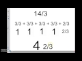 Converting Improper Fractions and Mixed Numbers