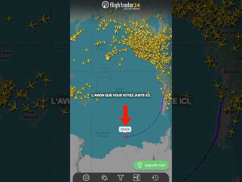 La trajectoire... bizarre du vol QF28 #info #géographie #avion #avgeek #culturegenerale #avgeek