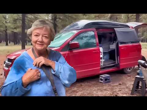 Why This Retired Postal Worker Chose Minivan Life | RARE High Top Minivan!