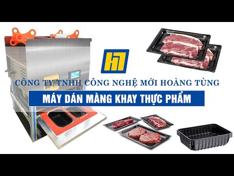 Máy Dán Màng Khay Tự Động