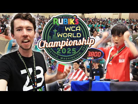 My first Rubik's Cube WORLD CHAMPIONSHIP!
