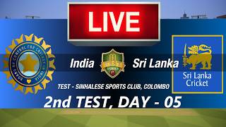 🛑2nd TEST LIVE- INDIA vs SRI LANKA DAY - 5🛑SL vs IND 2026🛑CRICKET 26 GAMEPLAY🛑LIVE STREAMING🏏