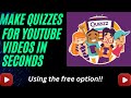 Creating and Sharing Quizzes Online