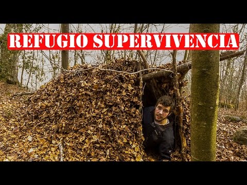 Cómo Hacer Un REFUGIO DE SUPERVIVENCIA Sólo Con Materiales Naturales