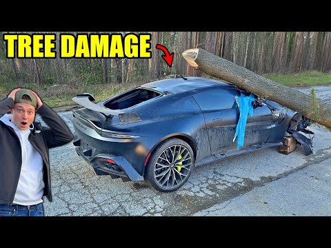 Rebuilding A Wrecked 2023 Aston Martin Vantage F1 Edition