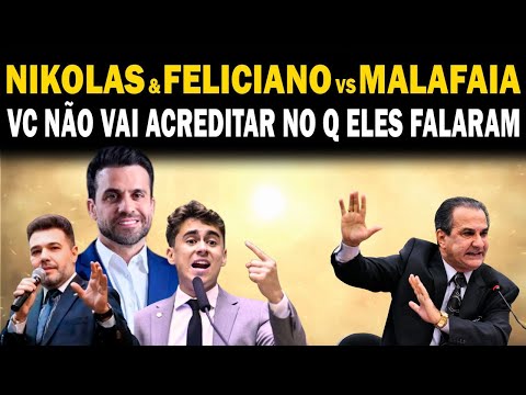 BOMBA! LÍDERES REAGEM! NIKOLAS, FELICIANO E MALAFAIA FALAM TDO SOBRE DERROTA DE PABLO MARÇAL! VEJA