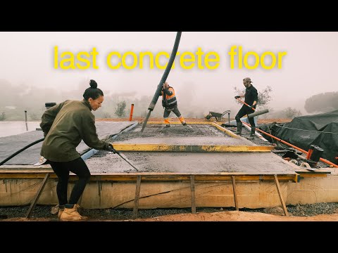 We Had to STOP The BUILD Of Our House..Pouring the Last Concrete Floor | House Start To Finish Ep17