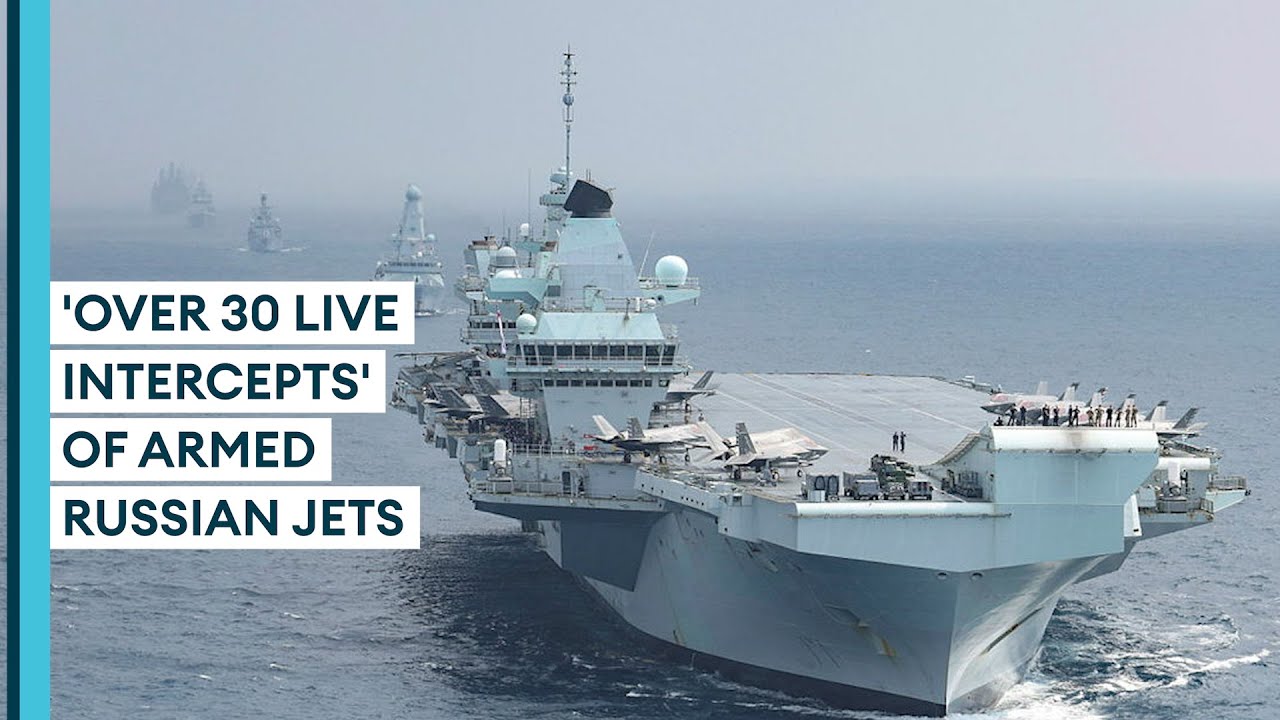 HMS Queen Elizabeth: Carrier's Russian Jet run-ins