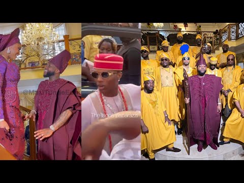 Full Video - Davido & Chioma Wedding Ceremony As Wizkid Suprised Them!