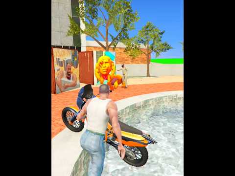 Franklin Open Udin Dun Dun Mystery Container 😱 | INDIAN BIKE DRIVING 3D | #shorts #maxer