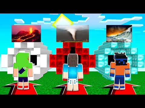 NÃO ENTRE NO TÚNEL DOS DESASTRES NATURAIS ERRADO NO MINECRAFT!