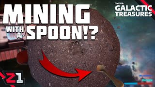Using a Spoon To Mine Million Dollar Space Rocks !
