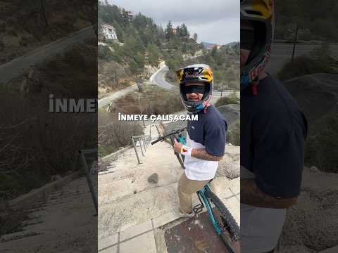 Gözlerim kapalı bisiklet inişi yaptım ! #bisiklet #downhill kafa kameram Insta360 X4