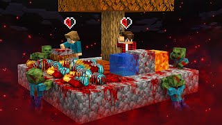 FIZEMOS UMA FARM DE MINÉRIOS USANDO PEDRA  - SkyBlock Apocalipse #2