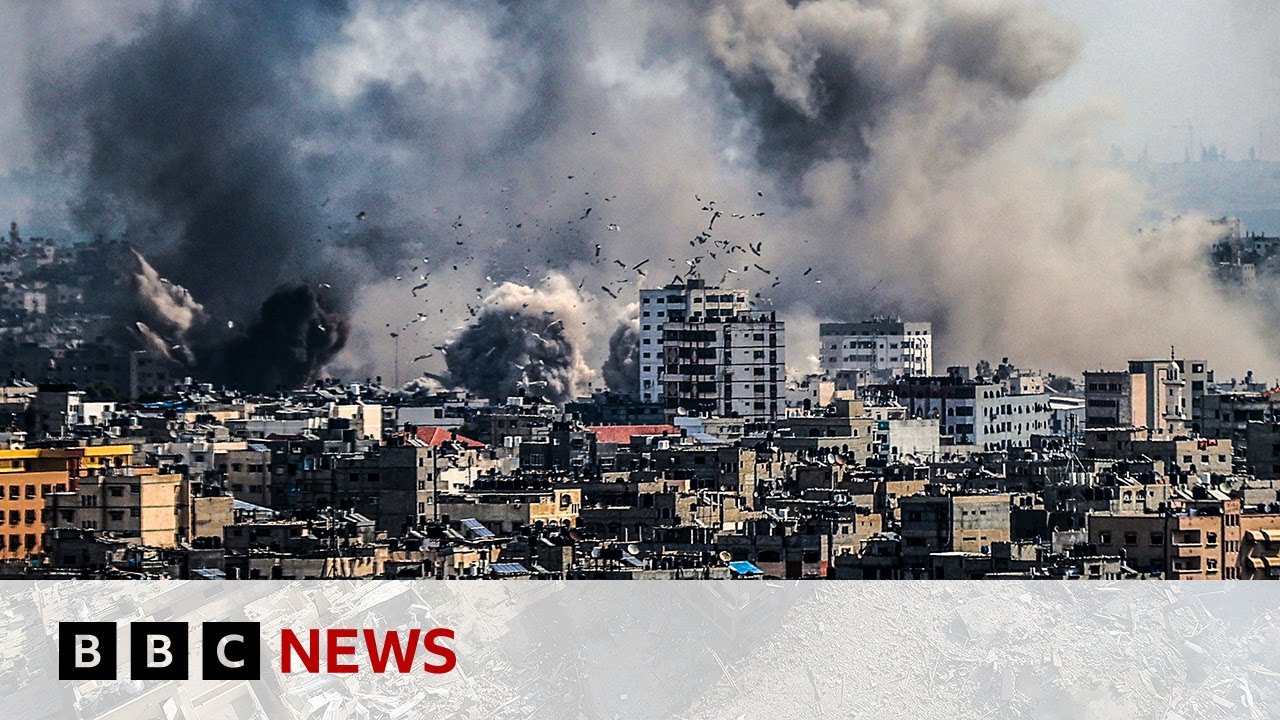 Gaza power plant out of fuel, as Israeli troops mass near border – BBC News