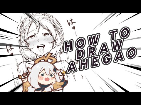 How to Draw - Ahegao (｡･∀･)ﾉﾞ