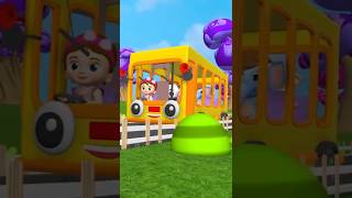Wheels on the Bus #Shorts | JOJO TV Nursery Rhymes and Kids Songs