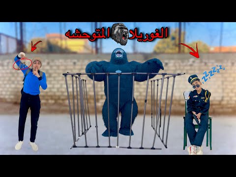 شرطه الاطفال قبضت على الغوريلا  المتوحشه وحماصه هربها من السجن 👮🦍 | محمد عماد