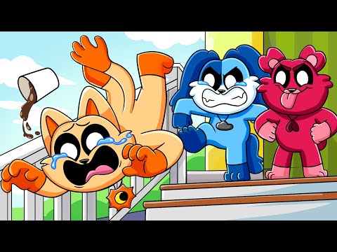 FROWNING CRITTERs REVENGE on CATFEINE...(Cartoon Animation) // Poppy Playtime Animation