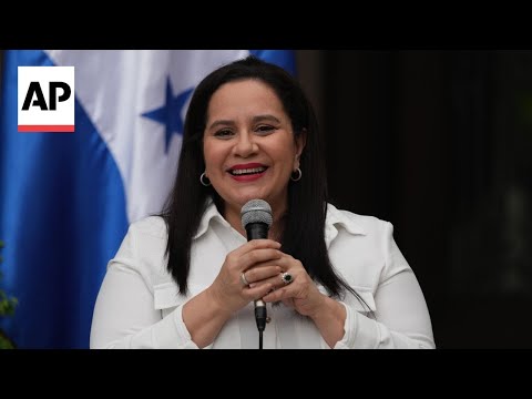 YouTube video thumbnail: Wife of Former Honduras President Hernández Thanks Trump for his Prison Release