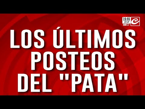 Los últimos posteos del "Pata", testigo clave en la desaparición de Loan