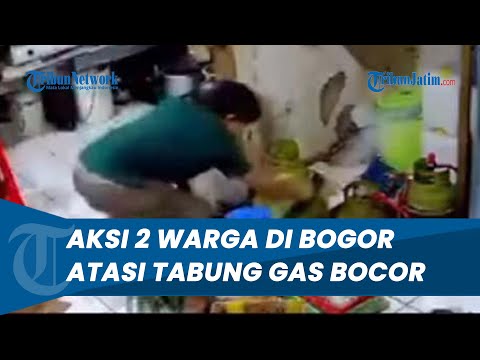 Aksi Heroik! 2 Pria di Bogor Sigap Atasi Tabung Gas Bocor di Warteg, Damkar Beri Apresiasi