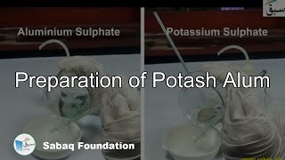 Preparation of Potash Alum