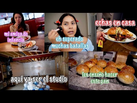 Vamos A Construir Un Studio 🏠Batallas De La Vida 🙌🏾Vino Mi Amiga A Visitarme+ Haci Hago Este Pan