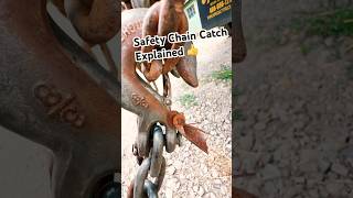 Safety Chain Catch Explained 👍 #trailer #towing #safetyfirst