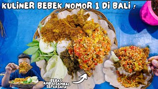 BEBEK GORENG EXTRA BABAT  SAMBAL BAWANG PALING ANTRE SE BALI