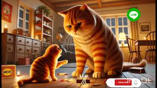 The Cat Face  Fire Problem😾😡🙀#catstory #firecat #petcat #fire #shortcat #viralcat #sadcat