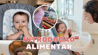 COMEÇAMOS A INTRODUÇÃO ALIMENTAR DO IAN: COMPRAS E COZINHANDO