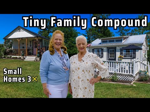 Side by Side Tiny Homes: Mom & Daughter Thrive in Family Compound Pt 1