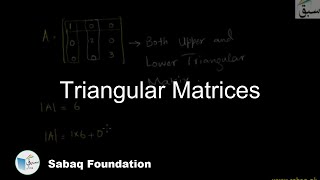 Triangular Matrices