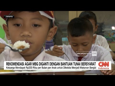 Rekomendasi Agar MBG Diganti Dengan Bantuan Tunai Bersyarat