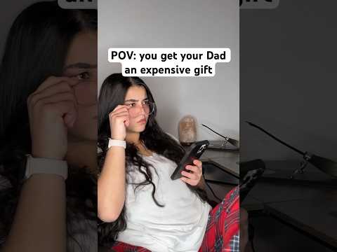 When you get your Dad an expensive gift #dad #comedy #arab #gift