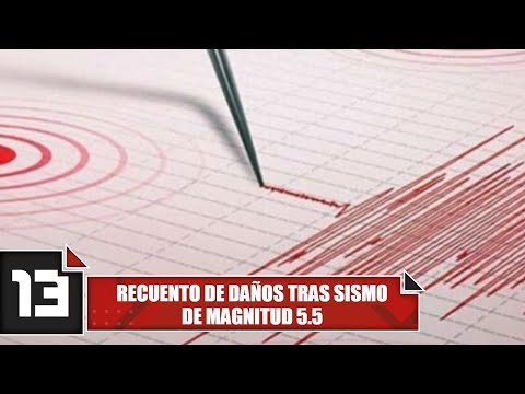 Recuento de daños tras sismo de magnitud 5.5