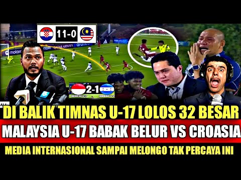 MALAYSIA U-17 BABAK BELUR.!! Reaksi Safe Sali Timnas U17 Hajar Honduras Sampai Ngomong Begini